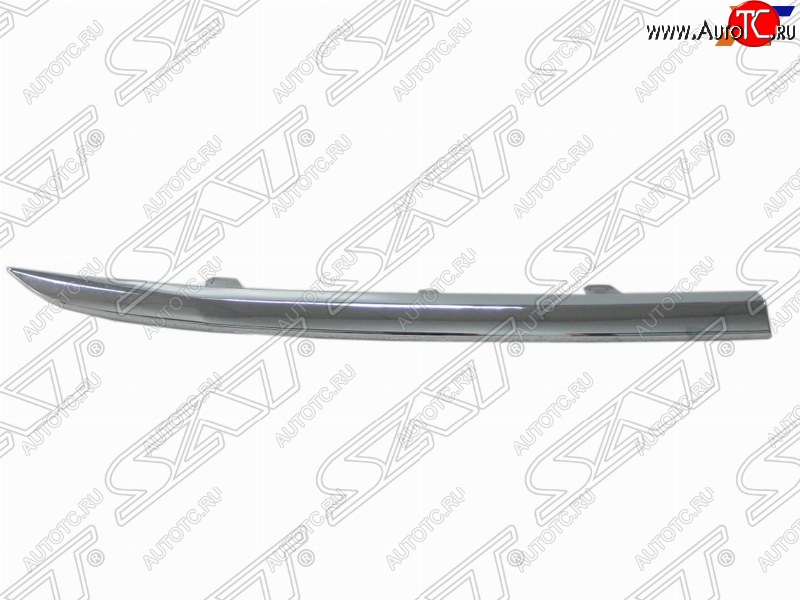 1 299 р. Центральный правый молдинг решетки радиатора SAT Honda CR-V RM1,RM3,RM4 дорестайлинг (2012-2015) (хром)  с доставкой в г. Керчь