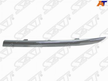 Центральный левый молдинг решетки радиатора SAT Honda CR-V RM1,RM3,RM4 рестайлинг (2014-2018) (хром)