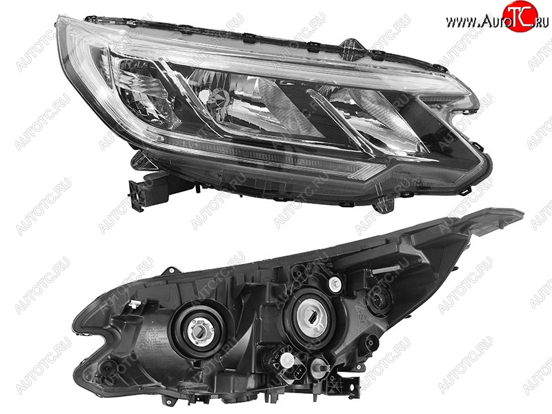19 199 р. Правая фара SAT Honda CR-V RM1,RM3,RM4 рестайлинг (2014-2018)  с доставкой в г. Керчь