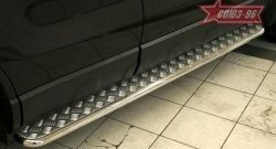 12 779 р. Защита порогов с листом Souz-96 (d42). Honda CR-V RE1,RE2,RE3,RE4,RE5,RE7 рестайлинг (2009-2012)  с доставкой в г. Керчь. Увеличить фотографию 2