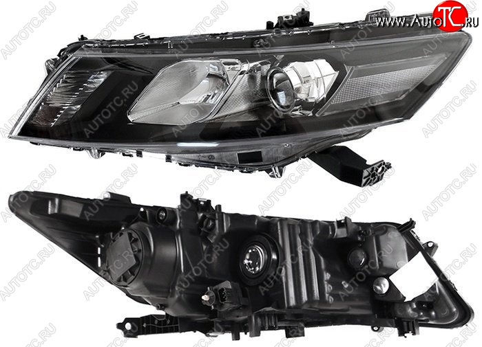 8 999 р. Левая фара SAT (с электрокорректором)  Honda Crosstour  1 (2009-2016) TF дорестайлинг, TF рестайлинг  с доставкой в г. Керчь