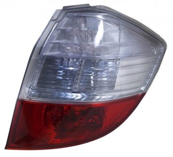 Правый фонарь задний SAT (белый) Honda Fit  GE (2007-2010) дорестайлинг