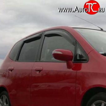 899 р. Дефлекторы окон (ветровики) Novline 4 шт Honda Jazz (2001-2008)  с доставкой в г. Керчь