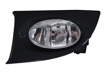 Противотуманная фара SAT (левая, к бамперу ST-HD75-000-B0) Honda Fit  1 (2004-2007) GD 1-ый рестайлинг, GD 2-ой рестайлинг