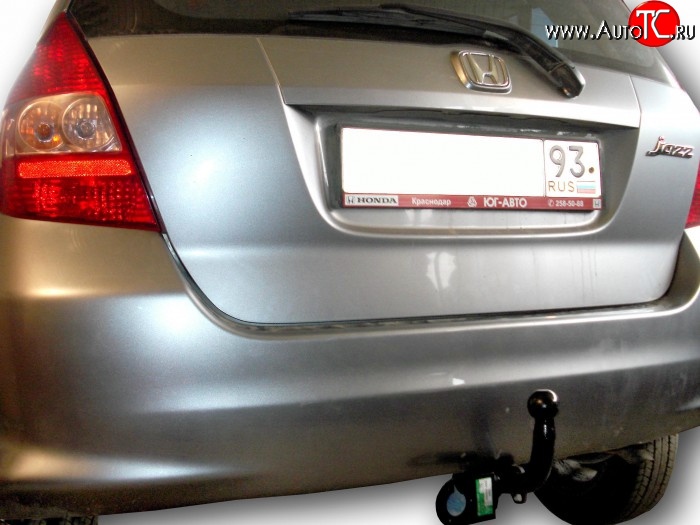 5 949 р. Фаркоп Лидер Плюс Honda Jazz (2001-2008) (Без электропакета)  с доставкой в г. Керчь