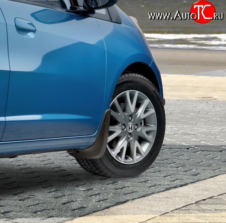 575 р. Передние брызговики NovLine 2 шт. Honda Jazz (2008-2015)  с доставкой в г. Керчь