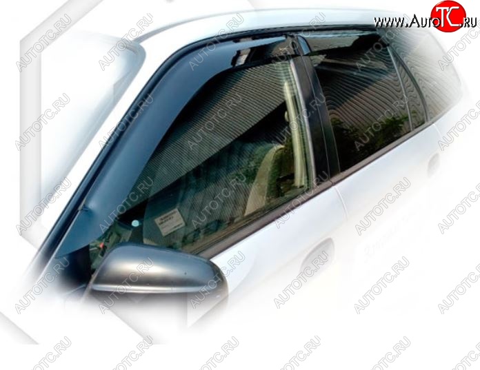 1 899 р. Дефлектора окон EL1 CA-Plastiс exclusive  Honda Orthia (1996-1998) (Classic полупрозрачный, Без хром.молдинга)  с доставкой в г. Керчь