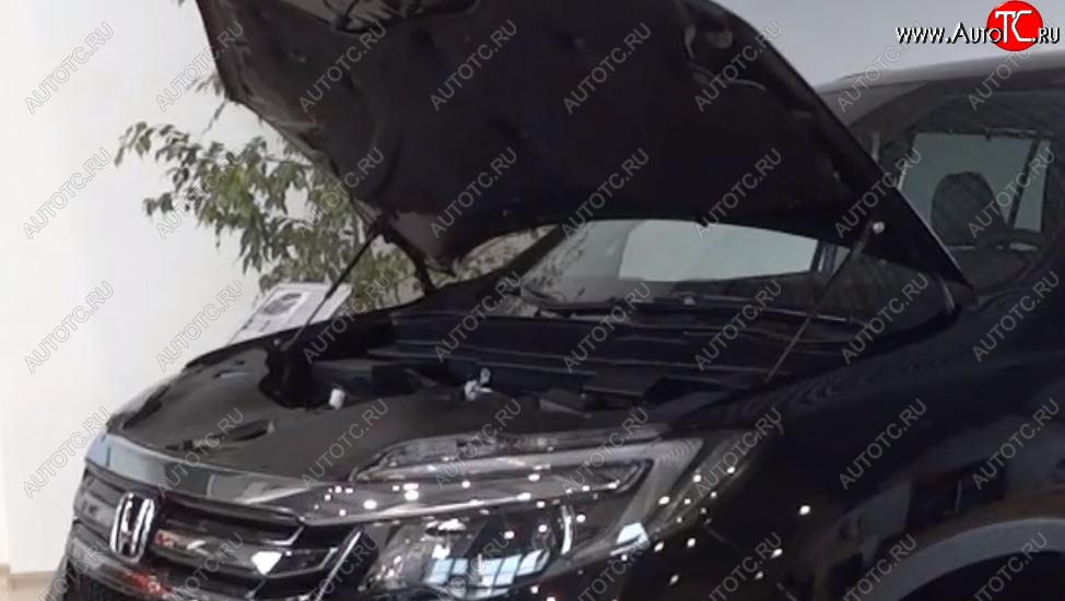 2 299 р. Упоры капота Russtal Honda Pilot YF6 дорестайлинг (2016-2019)  с доставкой в г. Керчь