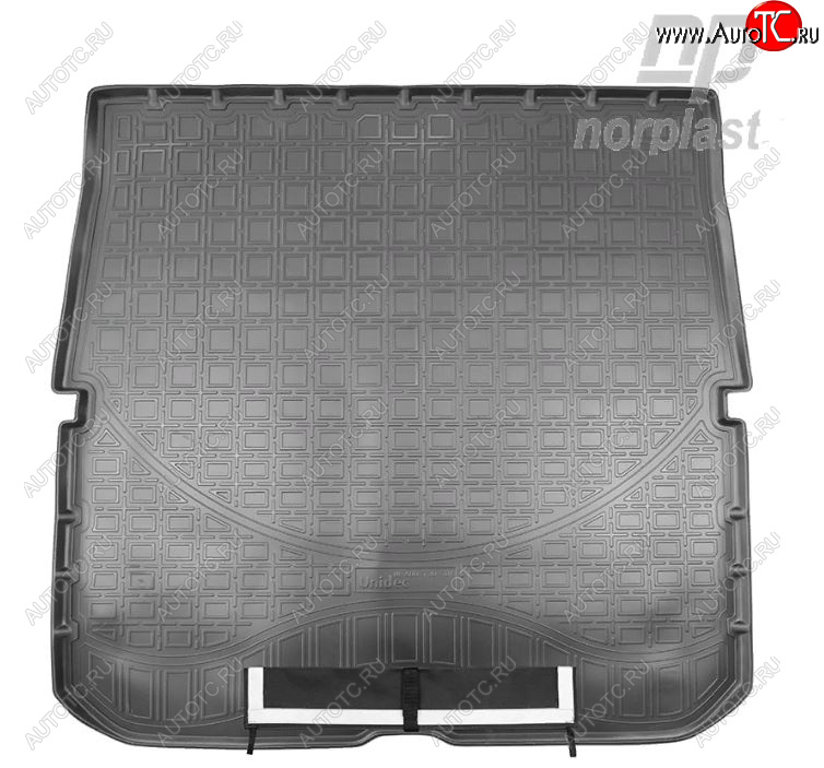 3 599 р. Коврик багажника Norplast (7 мест, сложенный 3 ряд)  Honda Pilot  YF6 (2018-2021) рестайлинг (Черный с погрузочным ковриком (фартуком))  с доставкой в г. Керчь