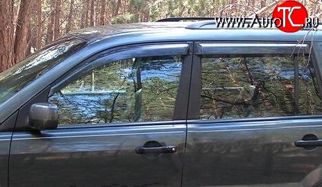 3 299 р. Дефлекторы окон (ветровики) Novline 4 шт. Honda Pilot YF4 дорестайлинг (2008-2011)  с доставкой в г. Керчь