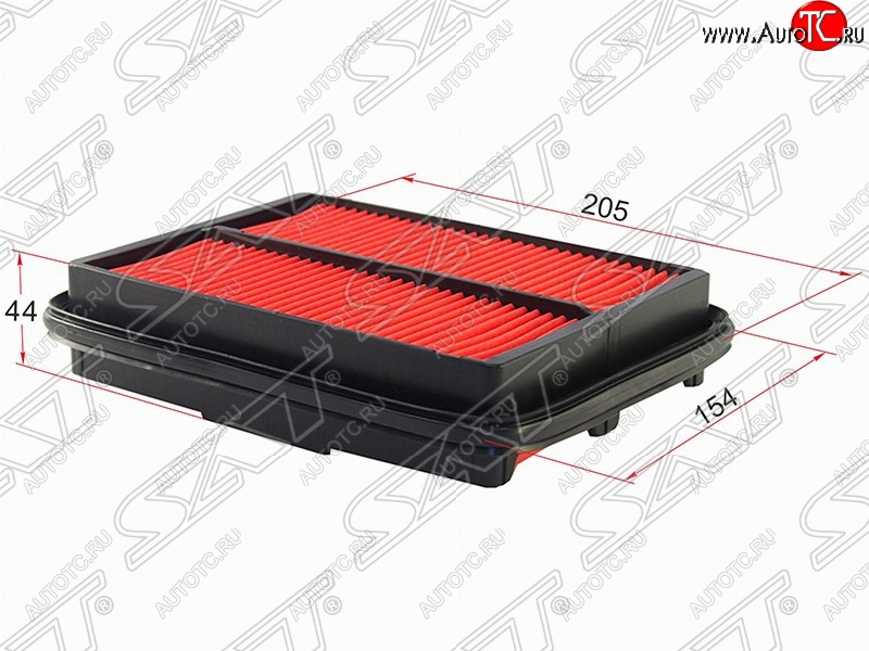 319 р. Фильтр воздушный двигателя SAT (205х154х44 mm)  Honda StepWagon  RF1,RF2 (1996-2001) минивэн дорестайлинг, минивэн рестайлинг  с доставкой в г. Керчь