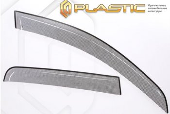Дефлектора окон CA-Plastic Honda StepWagon  5 RP1,RP2, RP3, RP4 (2015-2017) минивэн дорестайлинг (Classic черная)