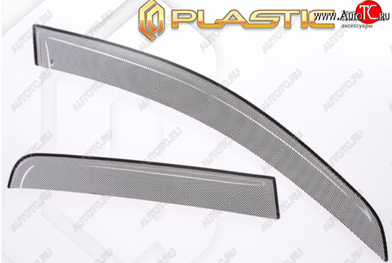 2 479 р. Дефлектора окон CA-Plastic  Honda StepWagon  5 RP1,RP2, RP3, RP4 (2015-2017) минивэн дорестайлинг (Classic черная)  с доставкой в г. Керчь