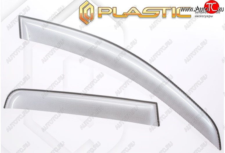 2 479 р. Дефлектора окон CA-Plastic  Honda StepWagon  5 RP1,RP2, RP3, RP4 (2015-2017) минивэн дорестайлинг (Classic серебро)  с доставкой в г. Керчь