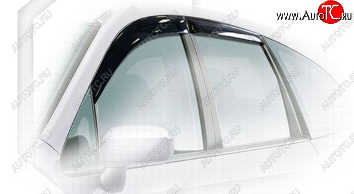 1 999 р. Дефлектора окон CA-Plastiс  Honda Stream  1 RN1,RN3 (2000-2004)  дорестайлинг (Classic полупрозрачный, Без хром.молдинга)  с доставкой в г. Керчь