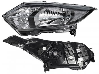 Левая фара SAT (галоген) Honda Vezel  RU3, RU4, RU1, RU2 (2013-2018) дорестайлинг