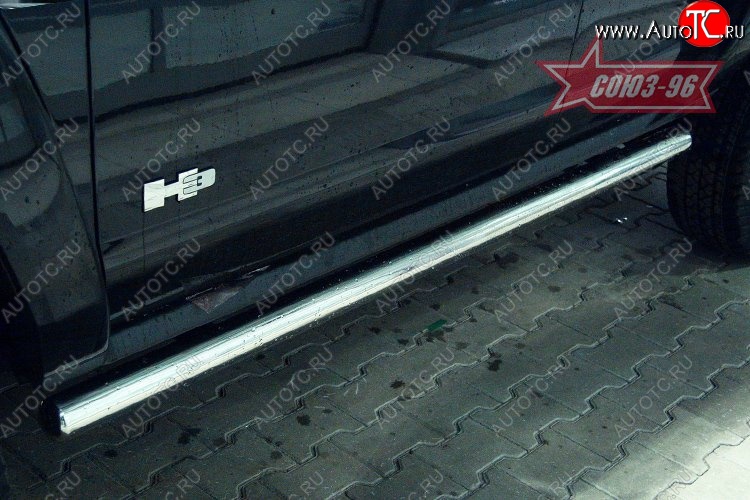 17 954 р. Защита порогов Souz-96 (d76) HUMMER H3 (2005-2010)  с доставкой в г. Керчь