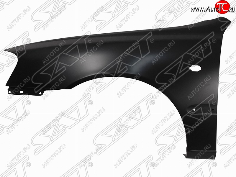 4 699 р. Левое переднее крыло SAT (с отв. под повторитель, пр-во Тайвань)  Hyundai Accent  седан ТагАЗ (2001-2012) (Неокрашенное)  с доставкой в г. Керчь