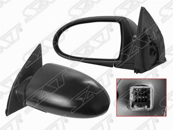 Левое боковое зеркало заднего вида SAT (3 контакта) Hyundai Accent  MC (2005-2011) седан, хэтчбек