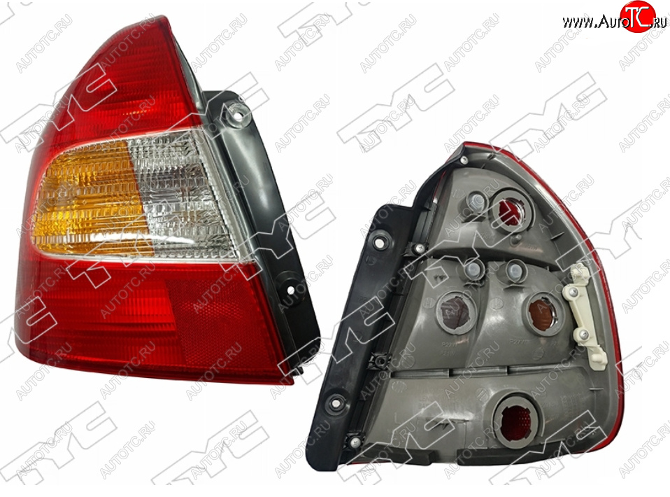 4 099 р. Левый фонарь задний TYC Hyundai Accent 2 LC седан дорестайлинг (ТагАЗ) (1999-2012)  с доставкой в г. Керчь