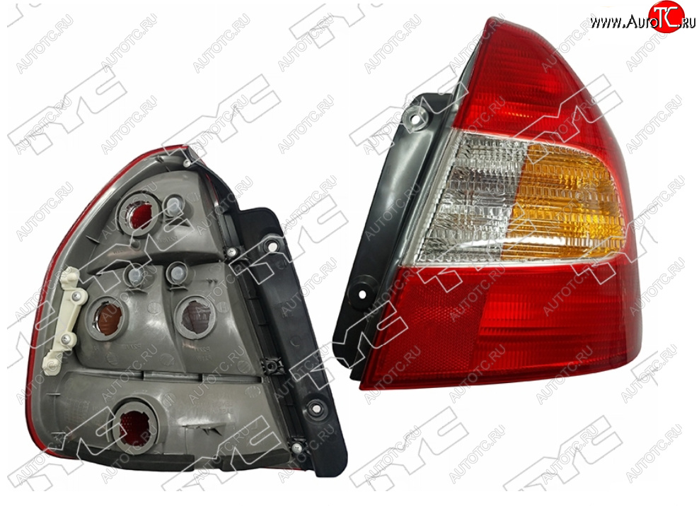 4 099 р. Правый фонарь задний TYC Hyundai Accent 2 LC седан дорестайлинг (ТагАЗ) (1999-2012)  с доставкой в г. Керчь