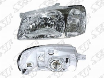 Левая передняя фара SAT Hyundai Accent  седан ТагАЗ (2001-2012)