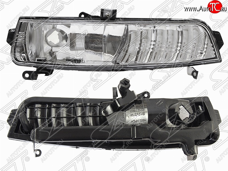 699 р. Левая противотуманная фара SAT  Hyundai Accent  MC (2005-2011) седан, хэтчбек  с доставкой в г. Керчь