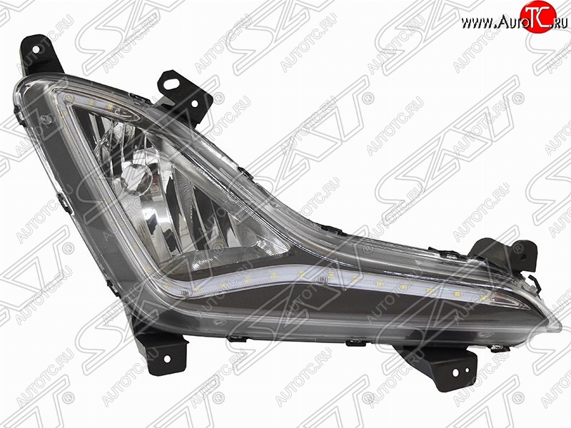 4 299 р. Правая противотуманная фара SAT (с ДХО) Hyundai Elantra MD рестайлинг (2013-2016)  с доставкой в г. Керчь