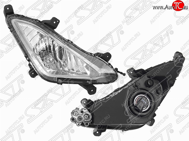 1 129 р. Правая противотуманная фара SAT Hyundai Elantra MD рестайлинг (2013-2016)  с доставкой в г. Керчь