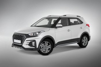 22 499 р. Передний бампер Xmug Hyundai Creta GS рестайлинг (2019-2021) (Неокрашенный)  с доставкой в г. Керчь. Увеличить фотографию 4
