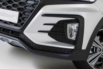 22 499 р. Передний бампер Xmug Hyundai Creta GS рестайлинг (2019-2021) (Неокрашенный)  с доставкой в г. Керчь. Увеличить фотографию 6