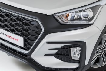22 499 р. Передний бампер Xmug Hyundai Creta GS рестайлинг (2019-2021) (Неокрашенный)  с доставкой в г. Керчь. Увеличить фотографию 8