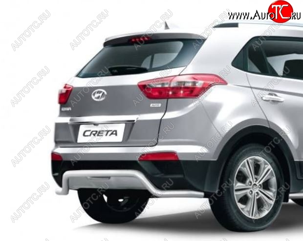 18 189 р. Защита заднего бампера PT GROUP Ø51мм Волна (НПС) HYUNDAI Creta 2016-2020  Hyundai Creta GS дорестайлинг (2015-2019)  с доставкой в г. Керчь
