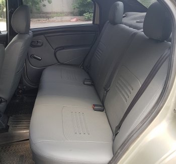 8 749 р. Чехлы для сидений (к-я Comfort) Lord Autofashion Турин (экокожа)  Hyundai Creta  GS (2015-2021) дорестайлинг, рестайлинг (Серый, вставка Серая)  с доставкой в г. Керчь. Увеличить фотографию 2