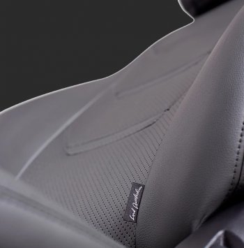 Чехлы для сидений Lord Autofashion Турин 2 (экокожа, спинка 60/40, 2 Г-образных подголовника) Hyundai Creta  GS (2015-2021) дорестайлинг, рестайлинг (Серый, вставка серая/серая, строчка серая)