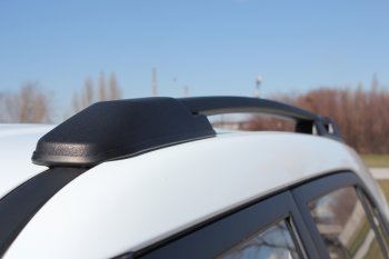 8 649 р. Комплект рейлингов АПС  Hyundai Creta  GS (2015-2021) дорестайлинг, рестайлинг (Серебристые без поперечин )  с доставкой в г. Керчь. Увеличить фотографию 5