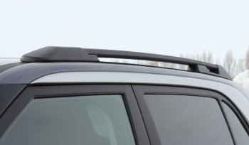 8 649 р. Комплект рейлингов АПС  Hyundai Creta  SU (2020-2022) (Черные, без поперечин)  с доставкой в г. Керчь. Увеличить фотографию 2
