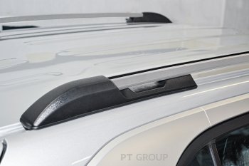 7 969 р. Рейлинги Petroil Tuning  Hyundai Creta  SU (2020-2022) (Серебристый муар)  с доставкой в г. Керчь. Увеличить фотографию 5