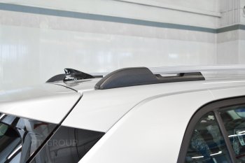 7 969 р. Рейлинги Petroil Tuning  Hyundai Creta  SU (2020-2022) (Серебристый муар)  с доставкой в г. Керчь. Увеличить фотографию 3