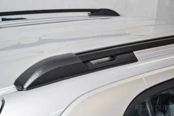 7 969 р. Рейлинги Petroil Tuning  Hyundai Creta  SU (2020-2022) (Черный муар)  с доставкой в г. Керчь. Увеличить фотографию 2