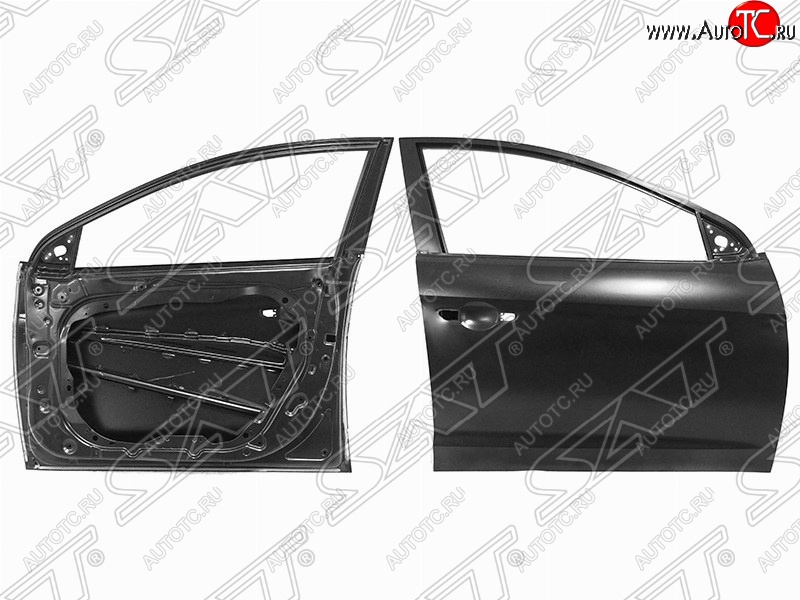 8 799 р. Правая дверь передняя SAT Hyundai Elantra AD дорестайлинг (2016-2019) (Неокрашенная)  с доставкой в г. Керчь