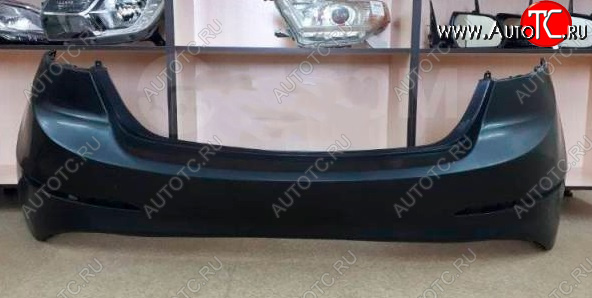 5 349 р. Бампер задний ATEK Hyundai Elantra AD дорестайлинг (2016-2019) (Неокрашенный)  с доставкой в г. Керчь
