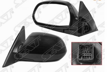 Боковое левое зеркало заднего вида (регул-ка, 3 контакта) SAT Hyundai Elantra ( XD,  XD2) (2000-2010) седан дорестайлинг, рестайлинг седан