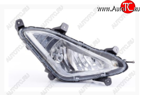 4 389 р. Комплект противотуманных фар (с проводкой и кнопкой) BodyParts  Hyundai Elantra  MD (2013-2016) рестайлинг  с доставкой в г. Керчь