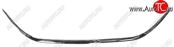 1 189 р. Молдинг переднего бампера SAT (хром)  Hyundai Elantra  MD (2010-2013) дорестайлинг (Неокрашенный)  с доставкой в г. Керчь