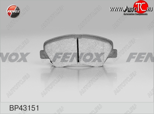 1 599 р. Колодка переднего дискового тормоза FENOX Hyundai Solaris RBr седан дорестайлинг (2010-2014)  с доставкой в г. Керчь