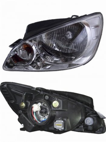 Левая передняя фара SAT Hyundai Getz  TB (2005-2010) хэтчбэк 5 дв. рестайлинг