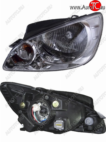 4 099 р. Левая передняя фара SAT  Hyundai Getz  TB (2005-2010) хэтчбэк 5 дв. рестайлинг  с доставкой в г. Керчь