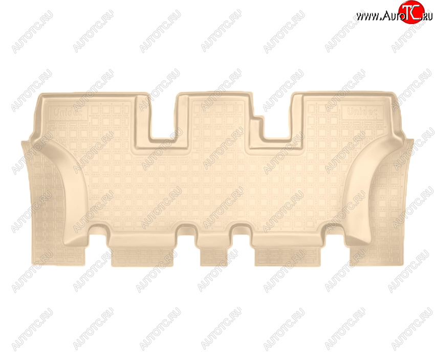 1 339 р. Коврики салона Norplast Unidec (3 ряд)  Hyundai Santa Fe  DM (2012-2019) дорестайлинг, рестайлинг (Цвет: бежевый)  с доставкой в г. Керчь