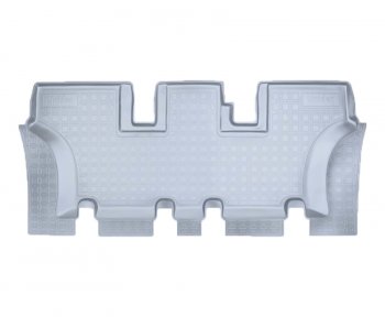 Коврики салона Norplast Unidec (3 ряд) Hyundai Santa Fe  DM (2012-2019) дорестайлинг, рестайлинг (Цвет: серый)